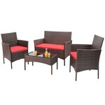 7-Piece Outdoor Rattan Sofa Set