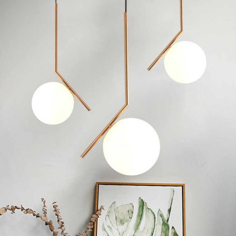 Decorative Glass Globe Pendant Light