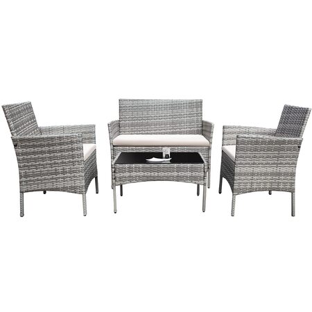 7-Piece Outdoor Rattan Sofa Set