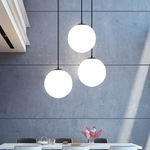 Modern LED Pendant Light (3-Head Cluster Design)